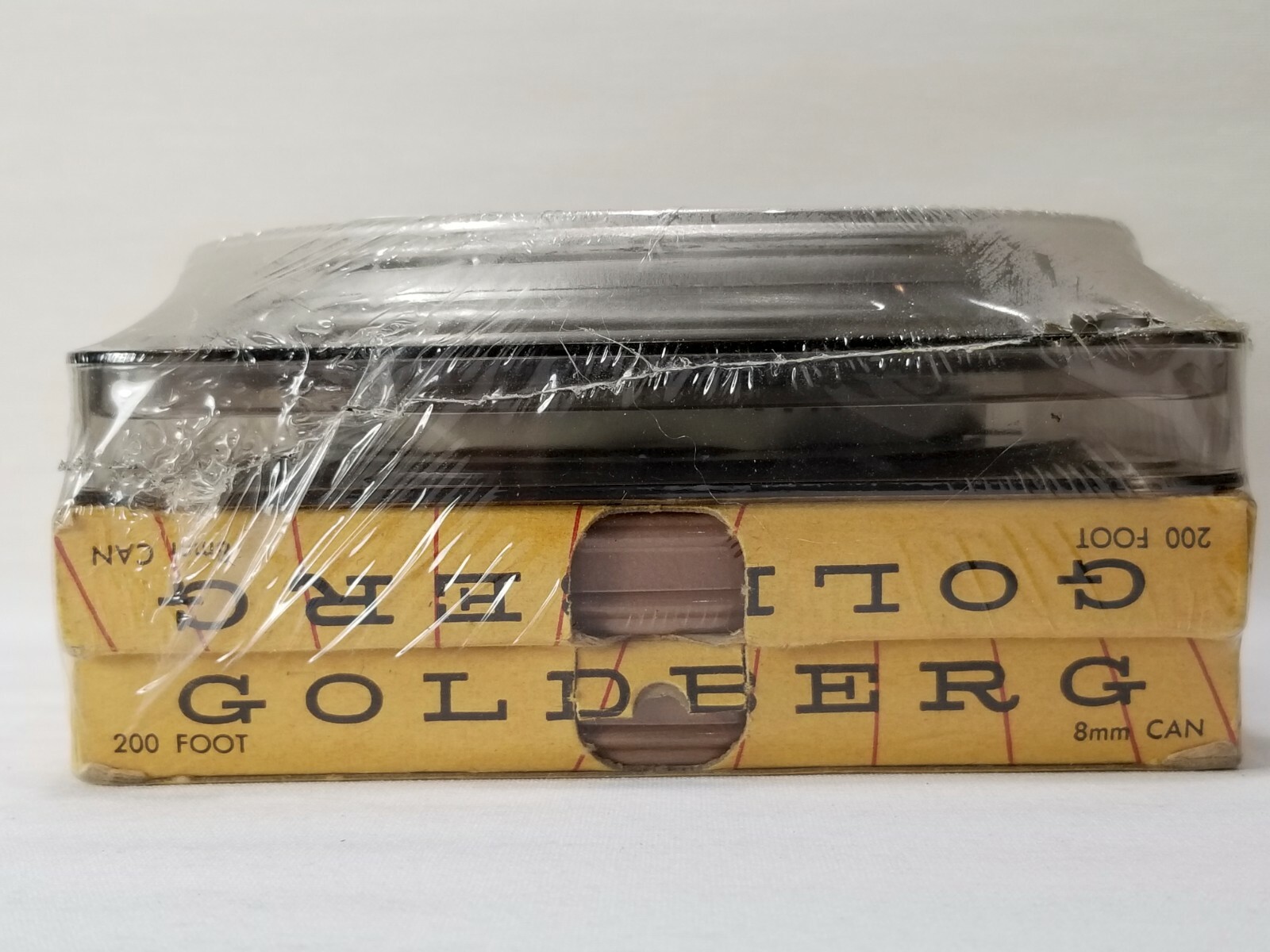 Goldberg Dustproof Cans 200 Ft 8mm can Super Film Tape No. 2c8 Brand new sealed