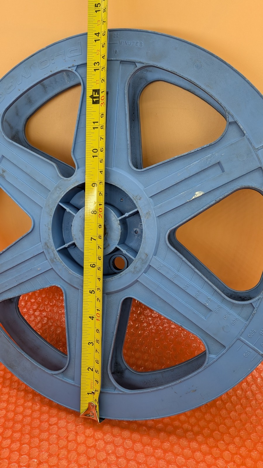Vintage Plio Magic Film Reel 35mm 6 Hole Plastic Motion Picture Movie 14.5″