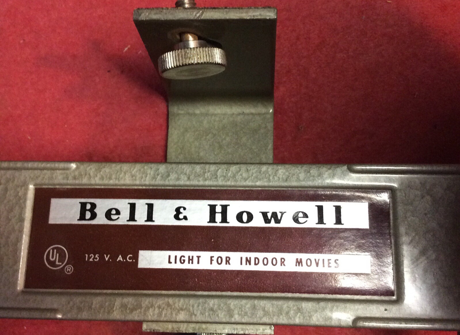 VTG Bell & Howell Flood Lamp Light Bar & Bulbs in Original Box Indoor Movies