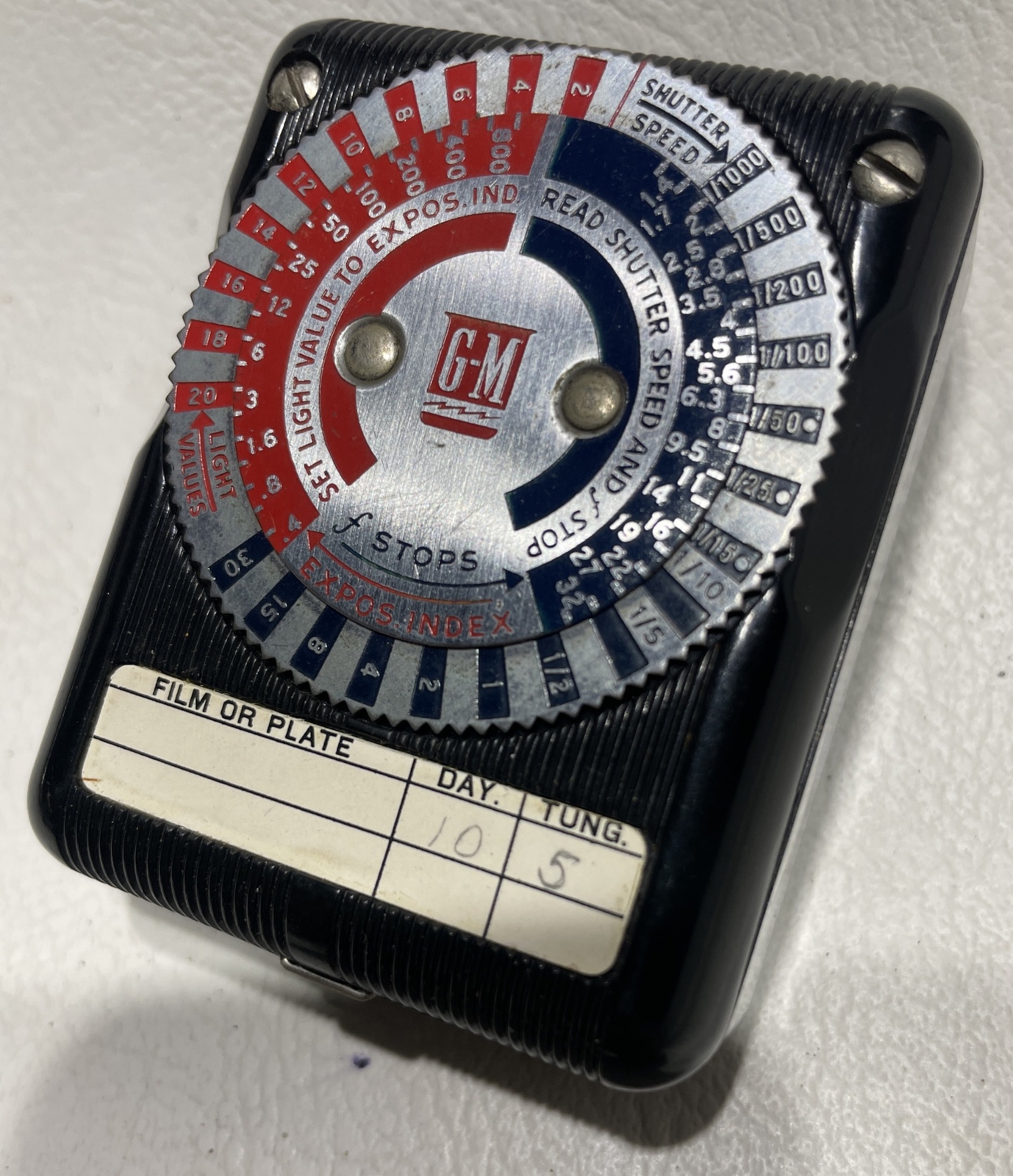Skan Exposure Meter G-M Laboratories Inc. Chicago Illinois Vintage With Case