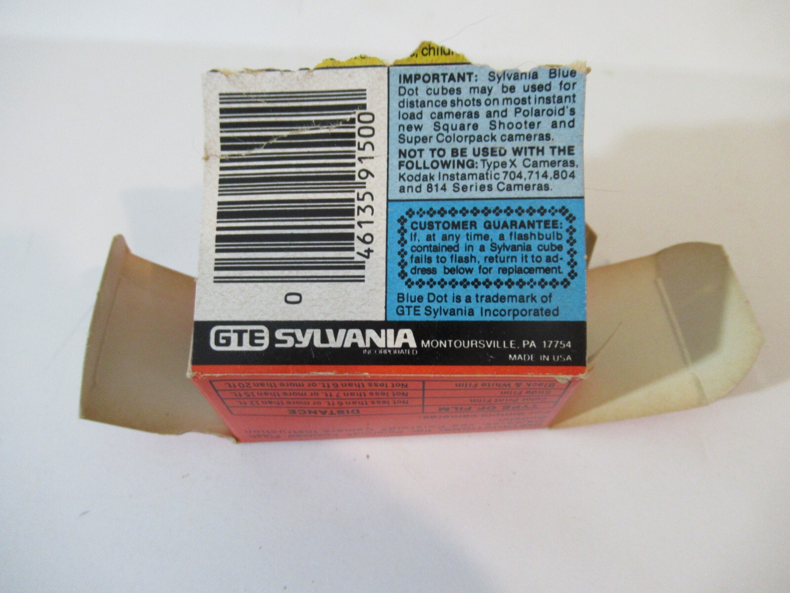 Lot of Vintage Sylvania GE Flip Flash II Flashcubes Bars Camera Flash Bulbs