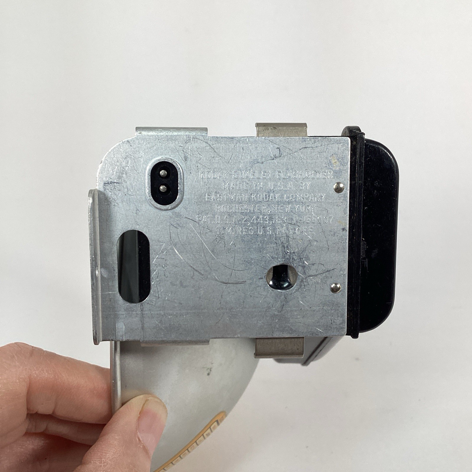 Vtg Kodak Duraflex Flasholder And Brownie Reflex Synchro Model Flasholder