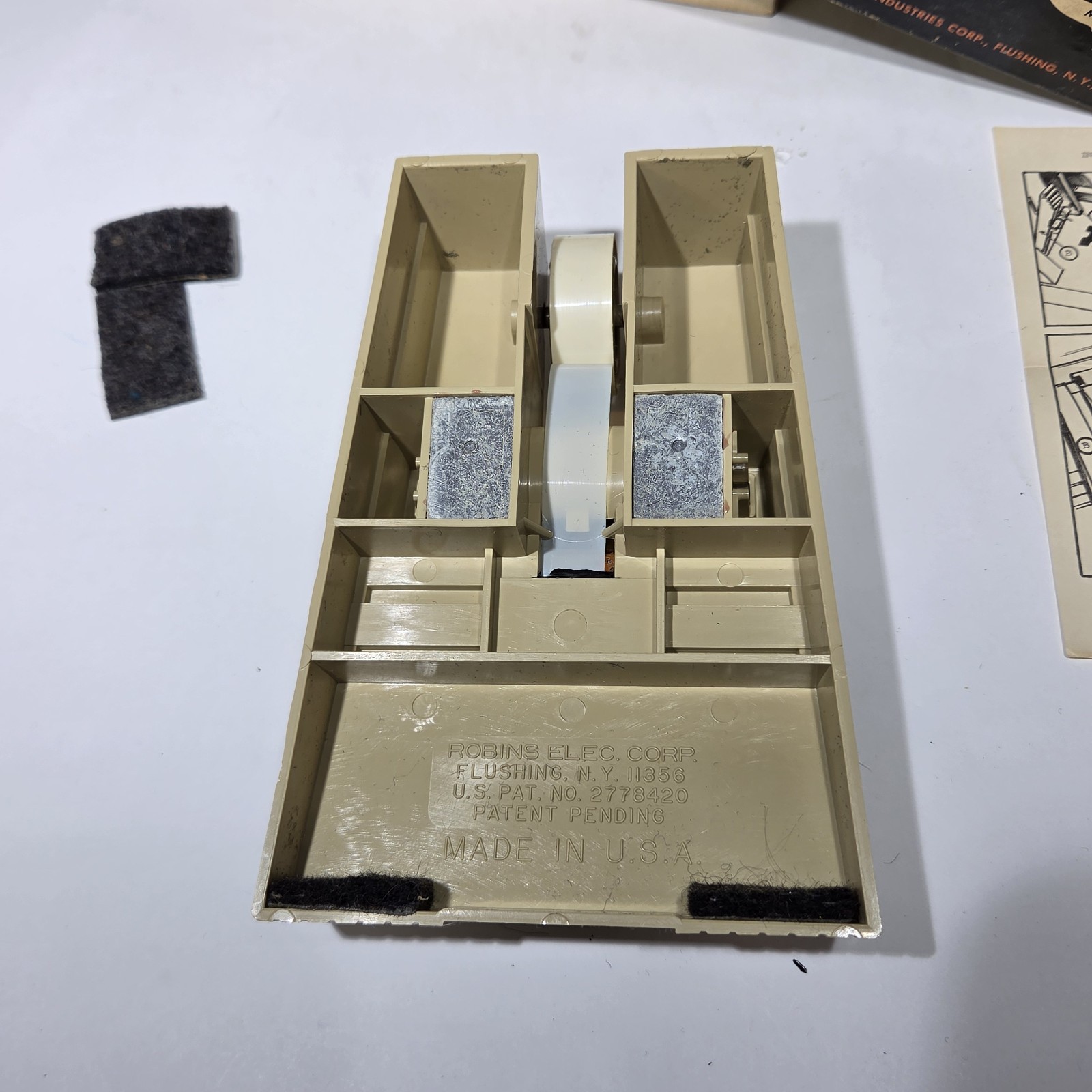 Robins Gibson Girl Stereo Tape Splicer TS-8D w Box Directions Parts