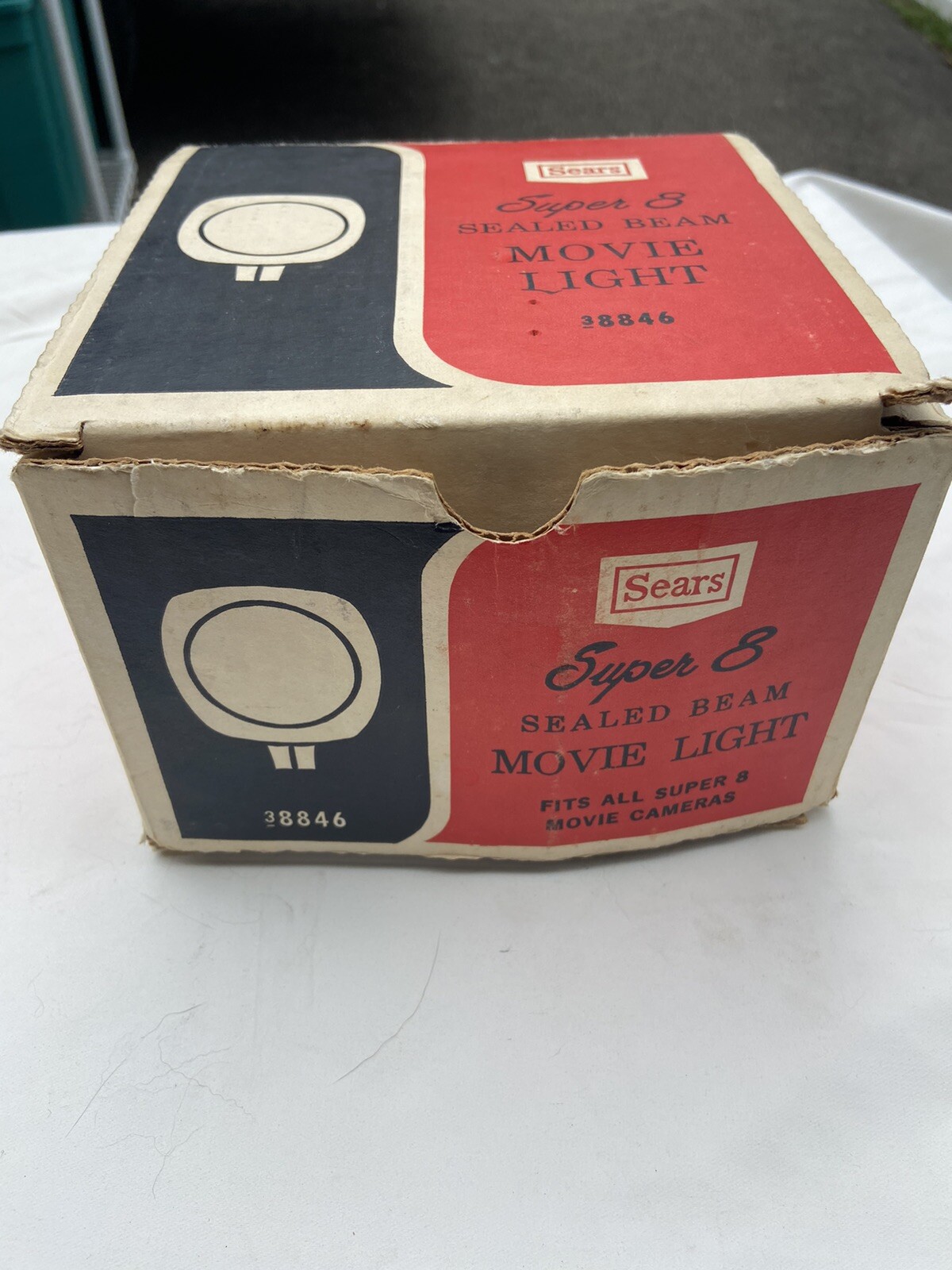 Sears Super 8 Sealed Beam Movie Light #38846