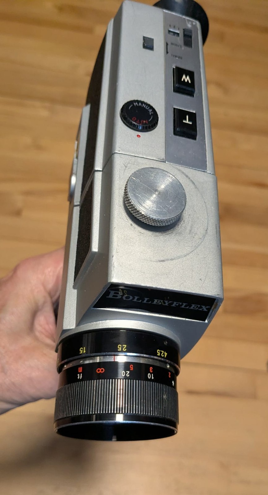 BOLLEYFLEX SUPER 8 CAMERA, VINTAGE 70s-80s, b-zoom, hard case