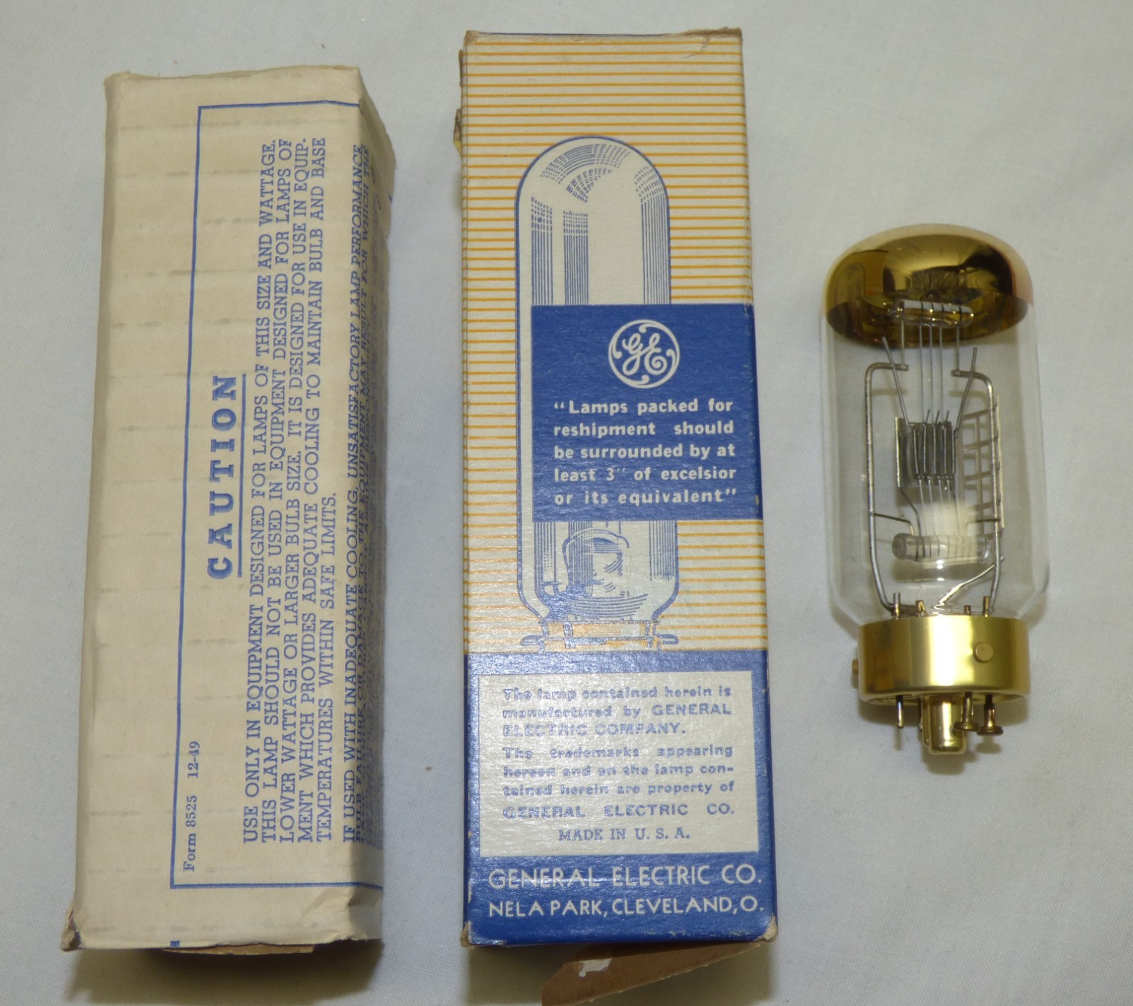 GE DFR Precision Film Projector Light Bulb 500W 115-120V Vintage Projection NOS