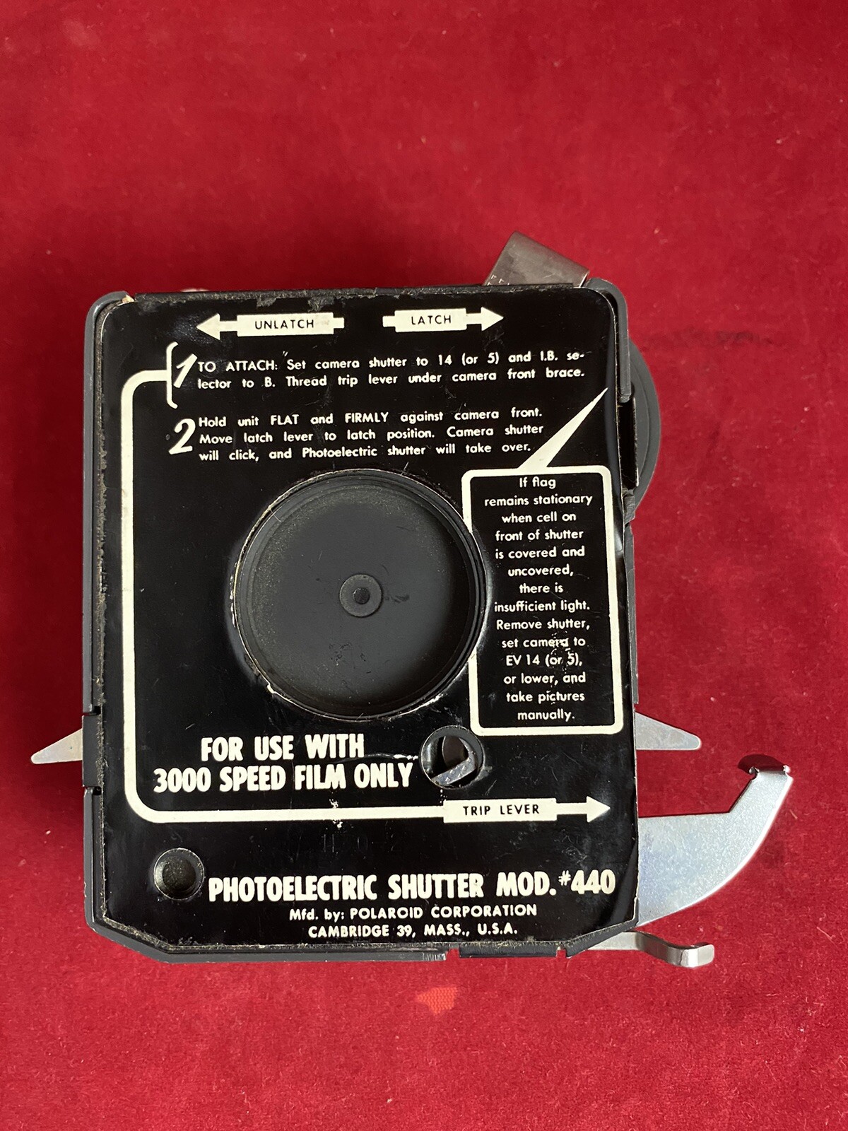 Polaroid Photoelectric Shutter