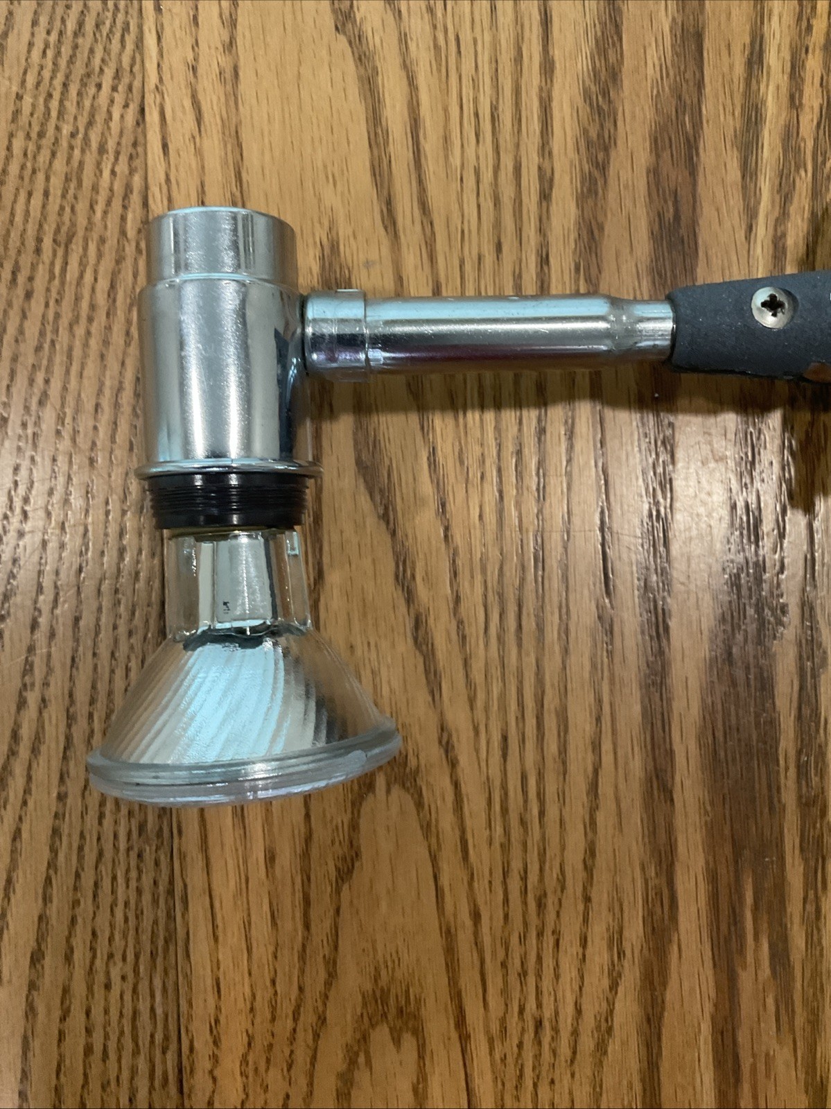 VTG Mayfair Foldomatic hand-held photography light LAMP *TESTED* 2 Bulb 16” Wide