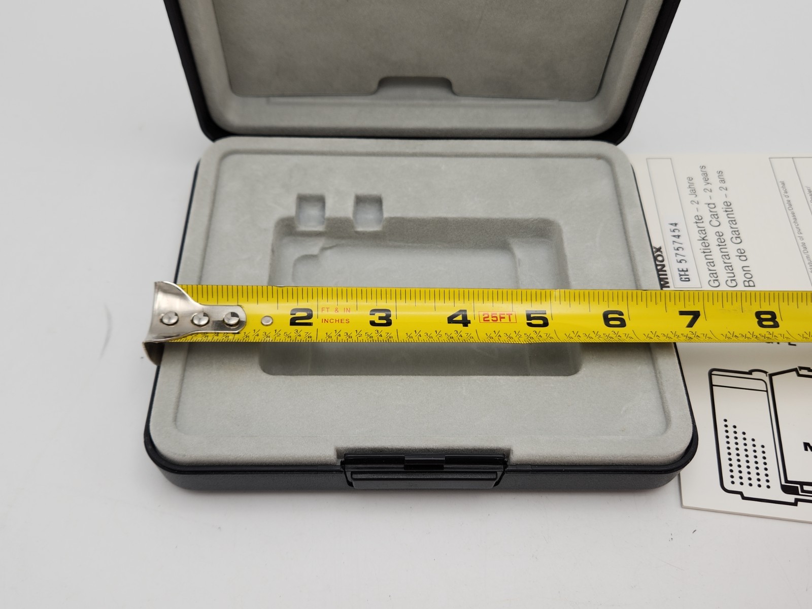 Box ONLY – Minox 35 GT-E Plastic Display Case for Subminiature Camera Germany