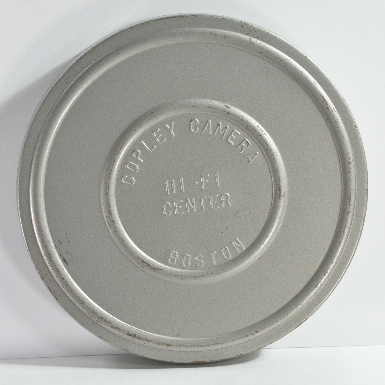 Vintage 8mm Film Metal Reel & Can (Compco), 1960’s/70’s from Boston camera store