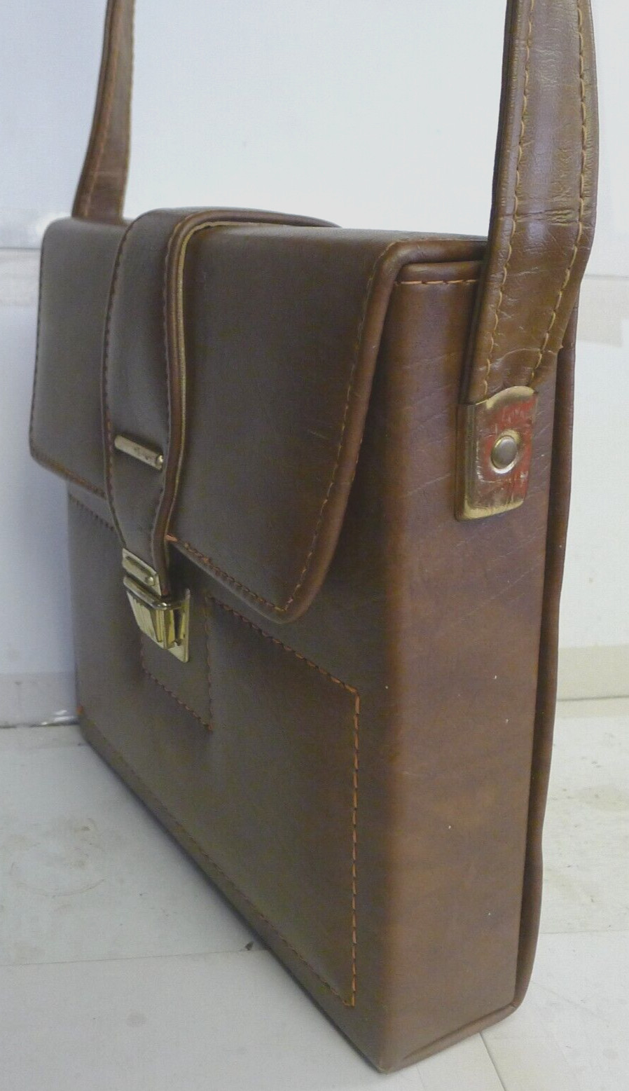 Camera Compartment Tan Case for Polaroid Folding SX-70 Camera & Accessories P76