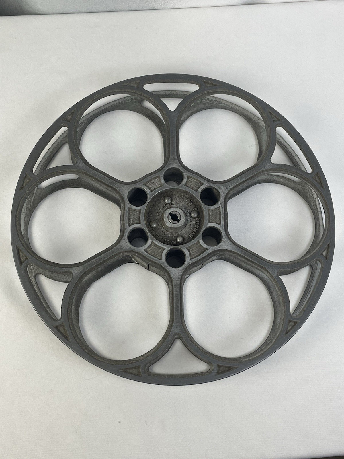 Stamped J.F. Dusman Baltimore, MD – Goldberg Bros Denver, CO Antique Movie Reel