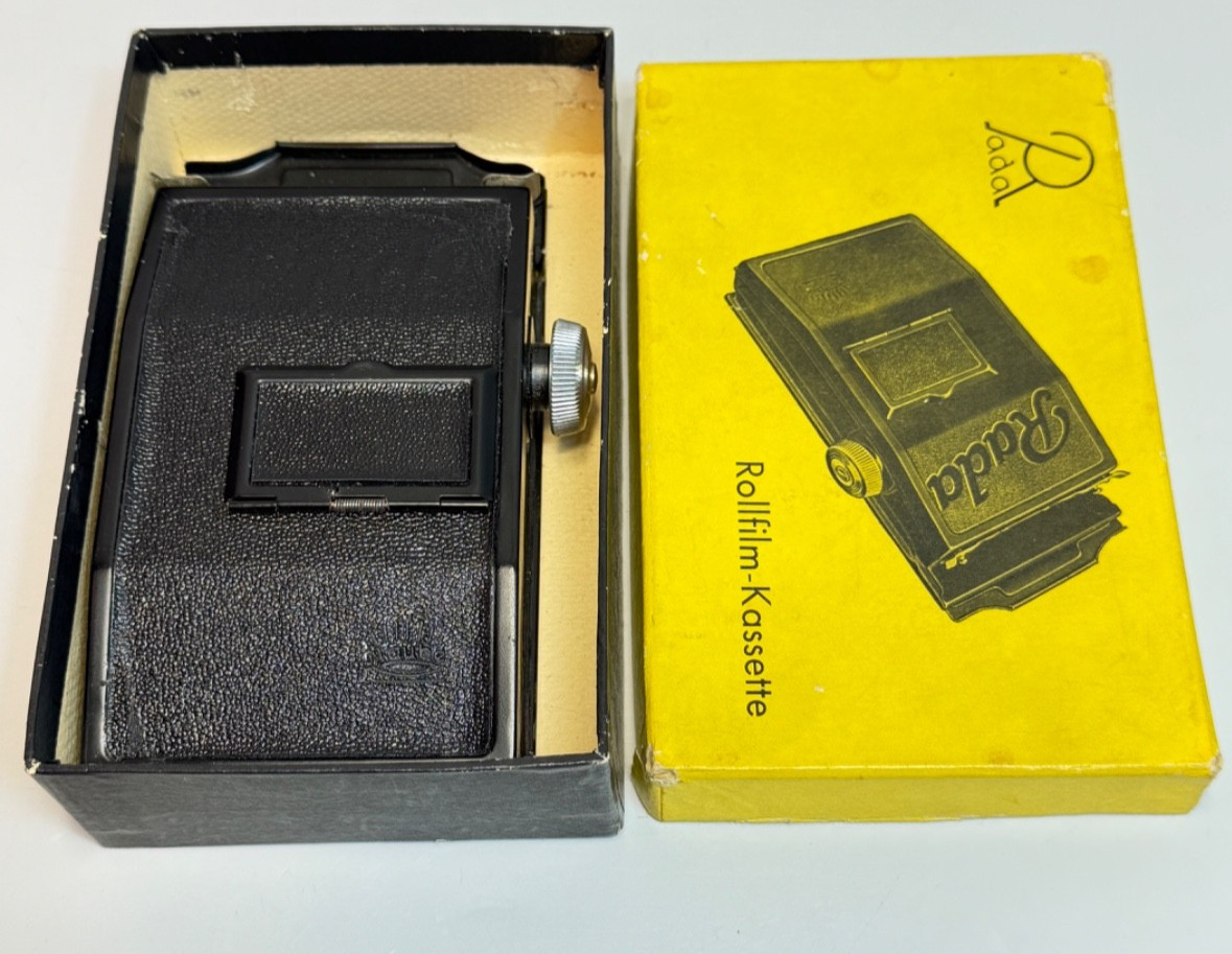 Vintage Plaubel Rada 120 Rollfilm Cassette for 6.5×9 Plate Film Back Camera