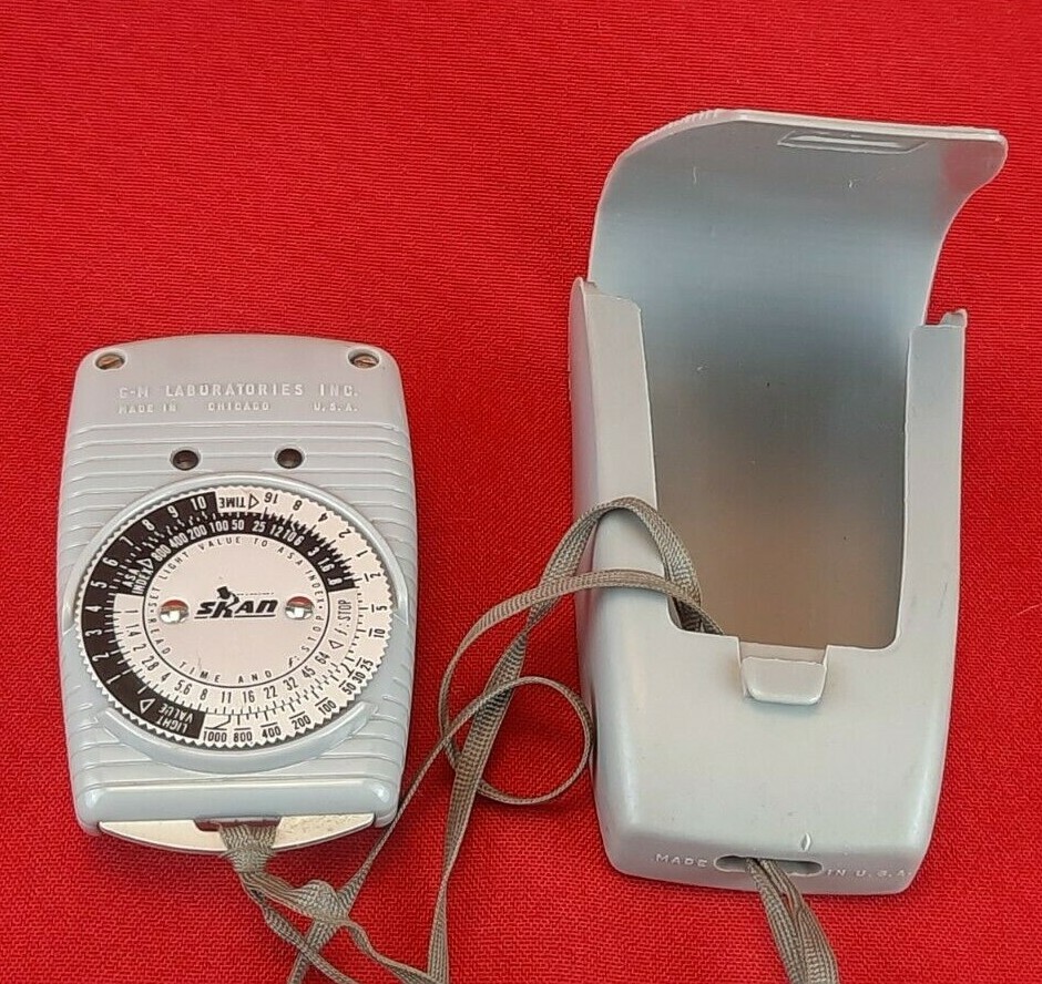 Vintage “Skan Quick” Camera Light Exposure Meter Made in Chicago USA by GM Labs