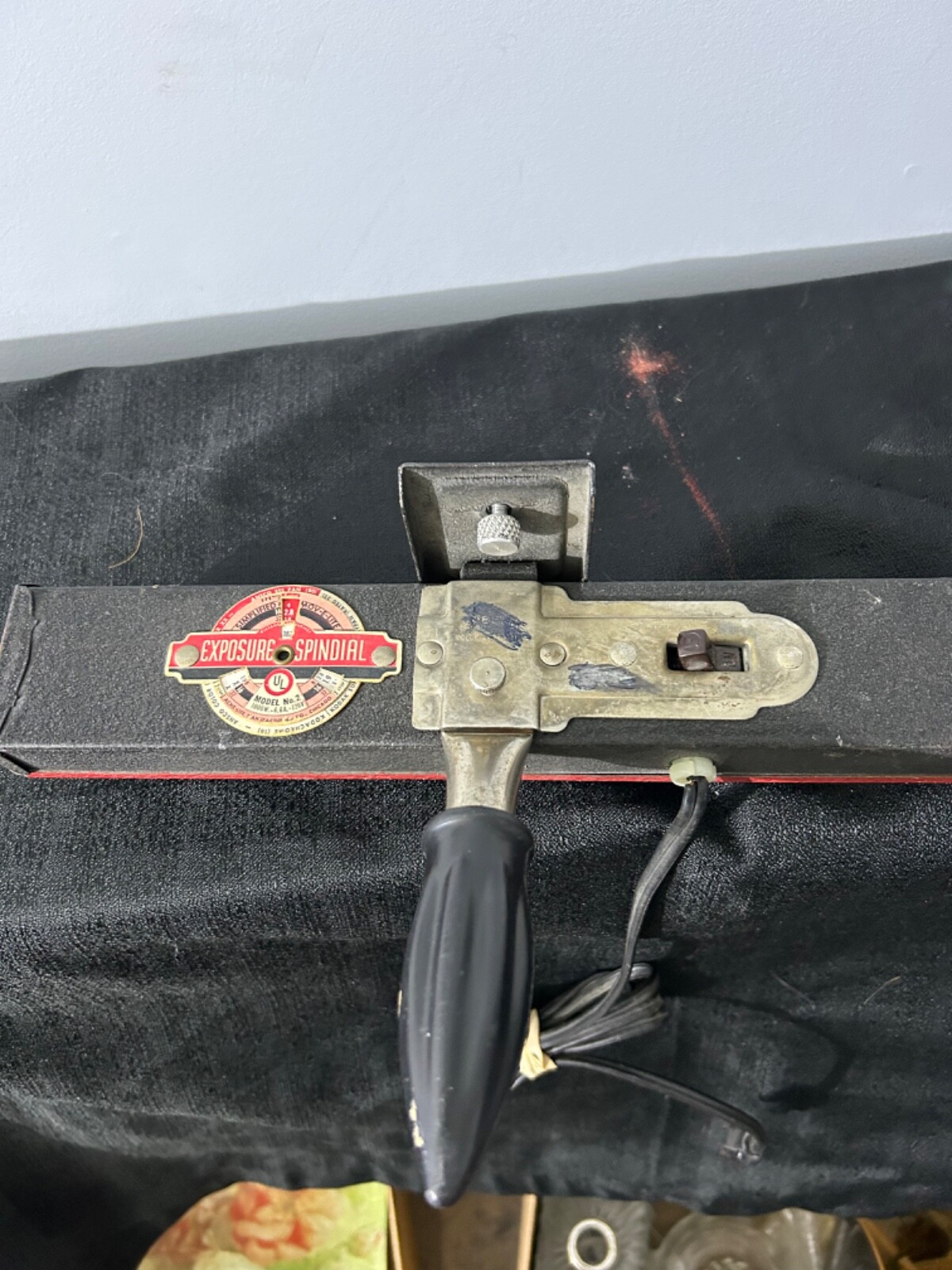 Vintage Acme MOV-E-LITE 2 Lite Exposure Spin dial Film Stage Lighting ~WORKS~