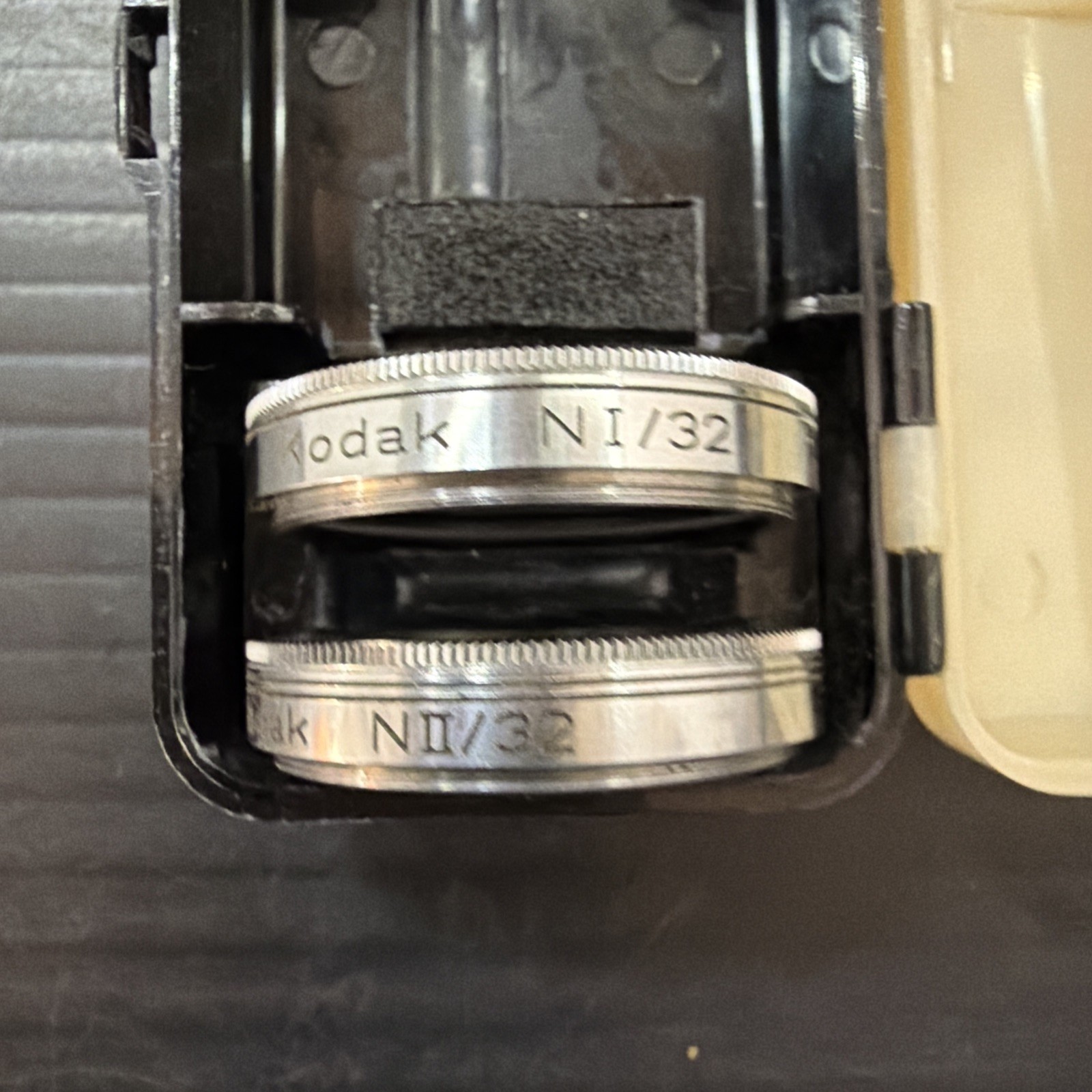 Vintage KODAK STUTTGART Nahlinse N I 32mm In Case & N II With Old Case