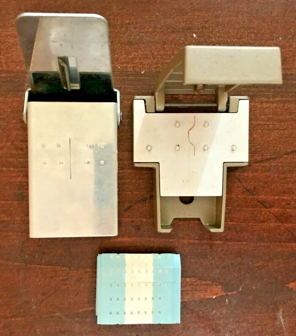 LOT of 2 Vintage Movie Film Splicers, Argus and Kent with Tape Splices