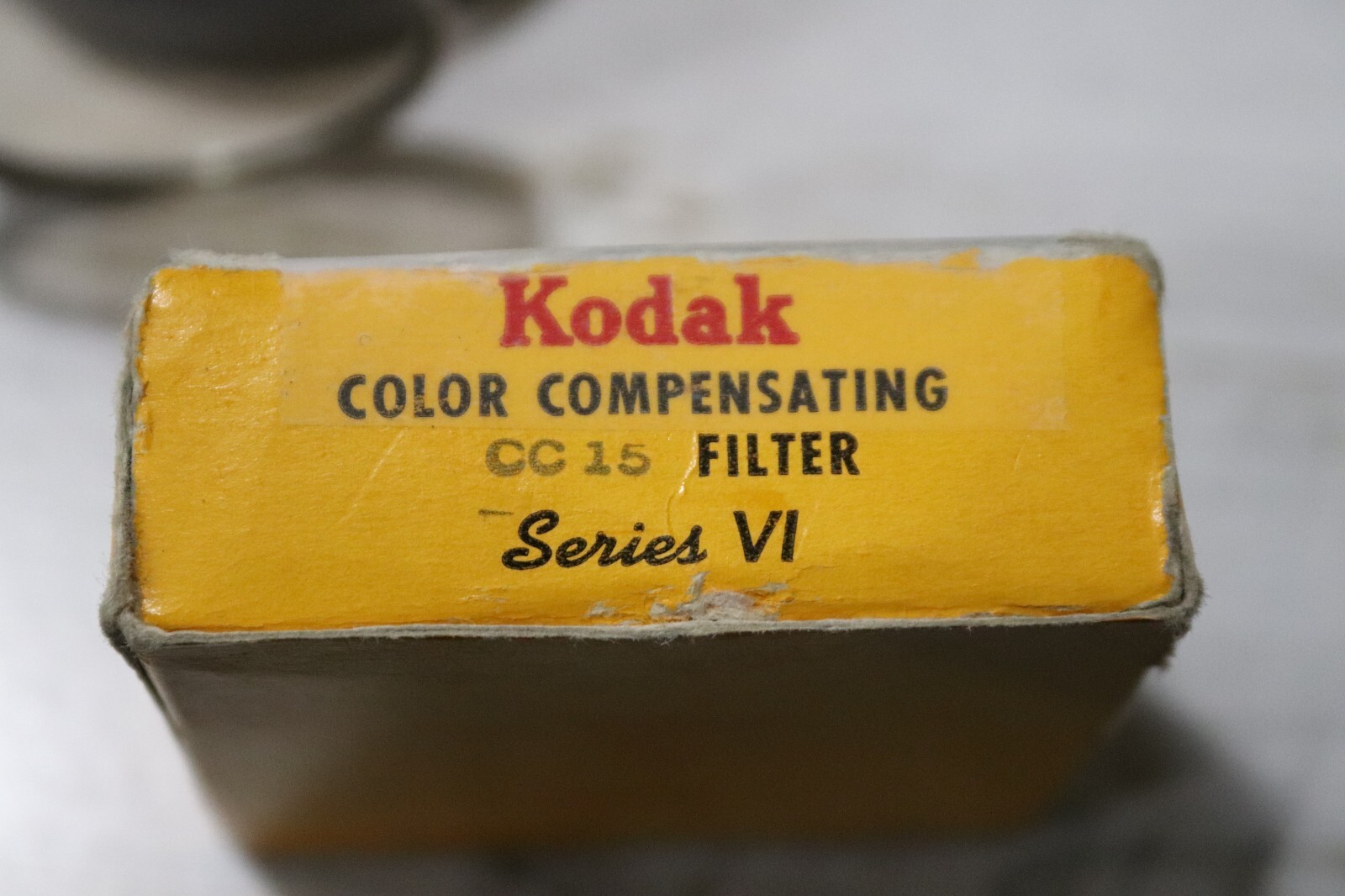 Kodak Series VI CC15 color compensating filter
