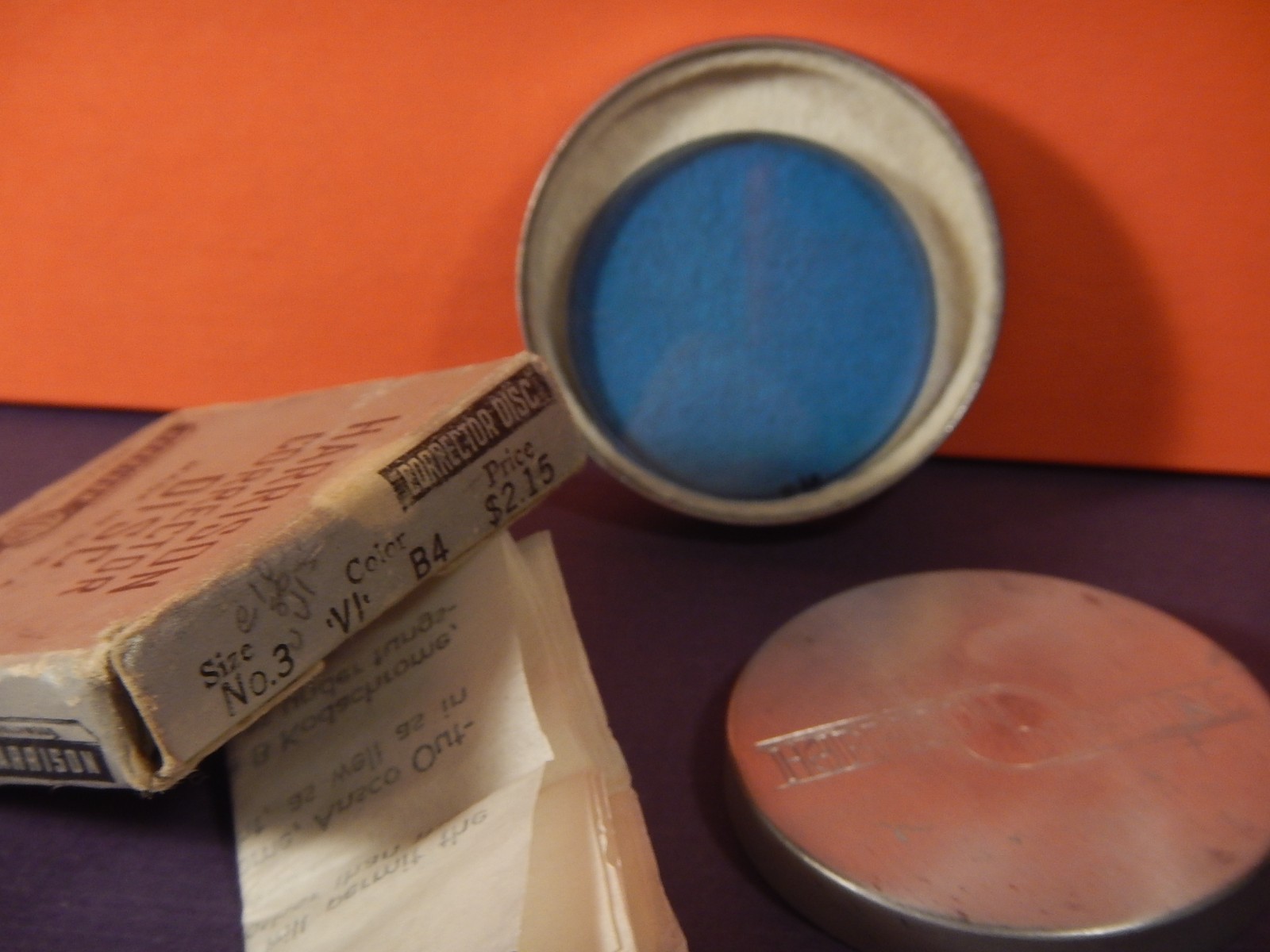 Hollywood HARRISON CORRECTOR DISC No. 3 VI B4 ~ Camera Lens Disc Filter Blue EX