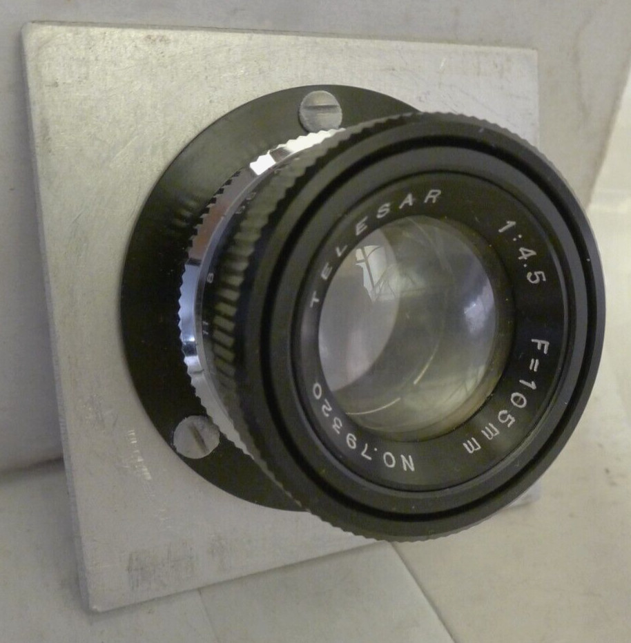 Telesar 1:4.5 f=105mm Enlarging Lens – Vintage – Made in Japan – Works