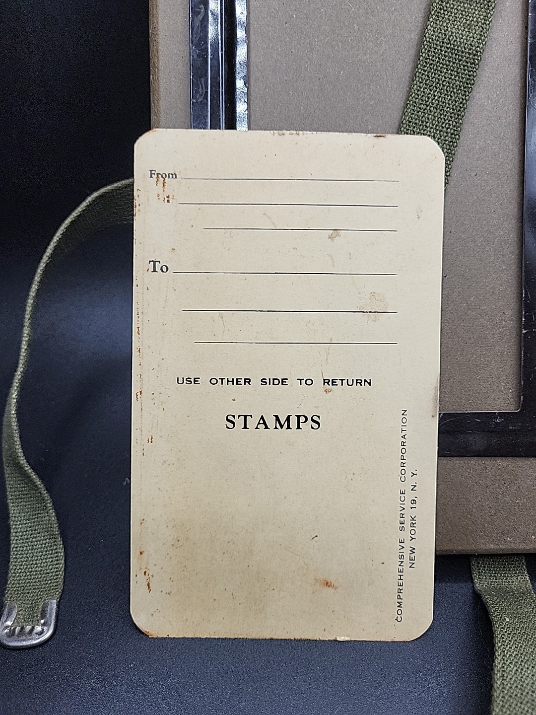 Vintage Movie Film Shipping Box With Straps