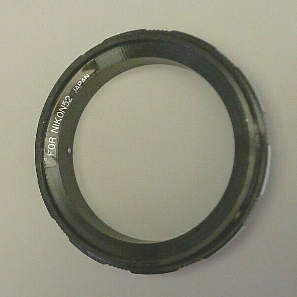 52mm NIKON BAYONET MOUNT Lens Adapter Ring F – Made in Japan