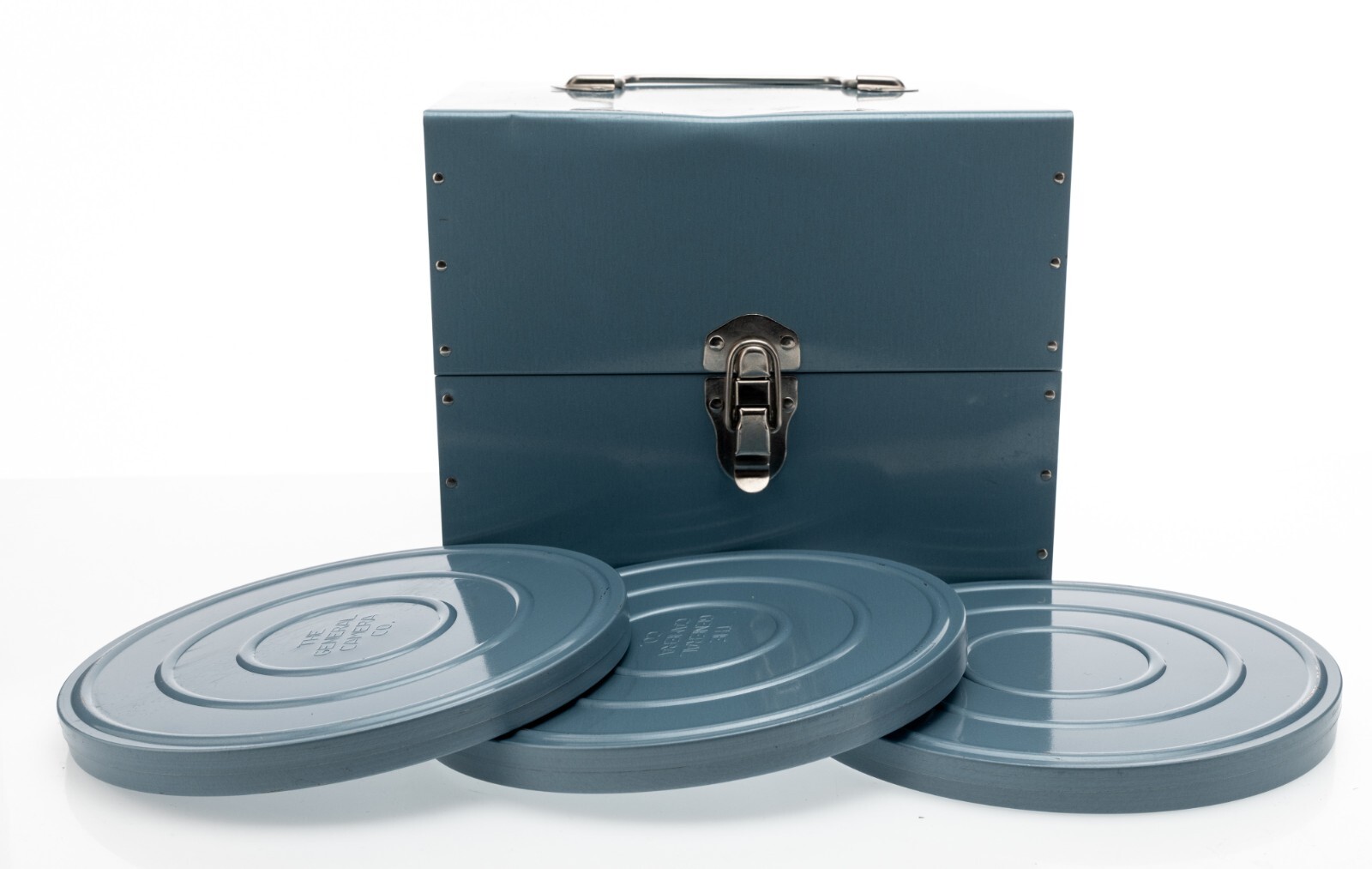 Box With 11 EZ-Grip Empty Reels Scherer w/ Cases See Photos General Camera Co.