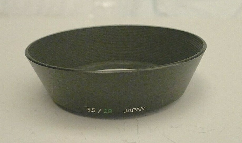 Olympus 3.5 / 28 Lens Hood – Metal – Japan