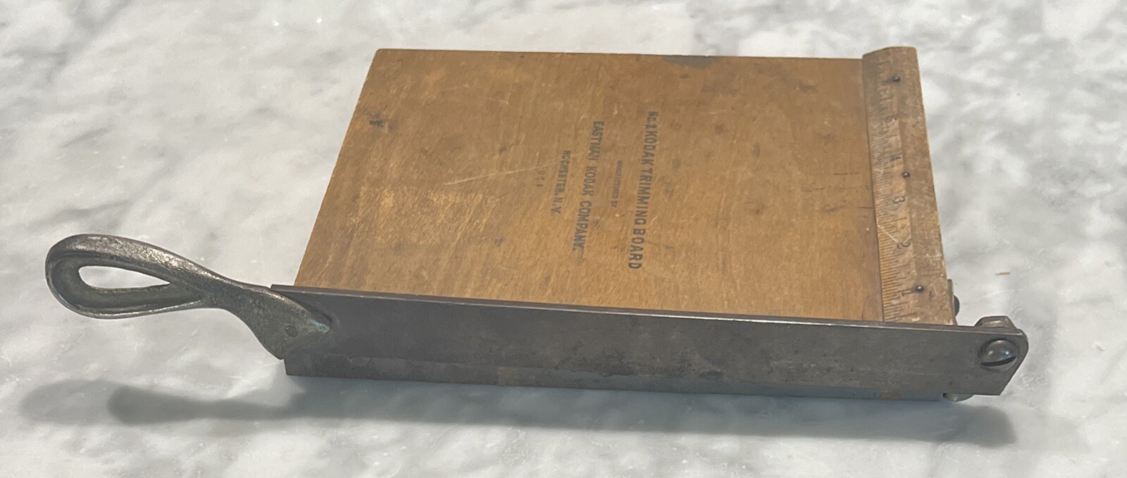 Vintage Eastman Kodak No. 2 Trimming Board Rochester NY USA Photography Advert.