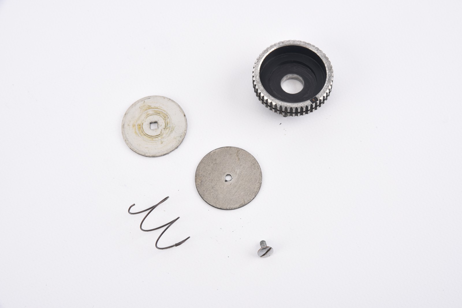 Plaubel Makiflex Automatic Camera Part Tension Set knob Ring Spring & Screws V01