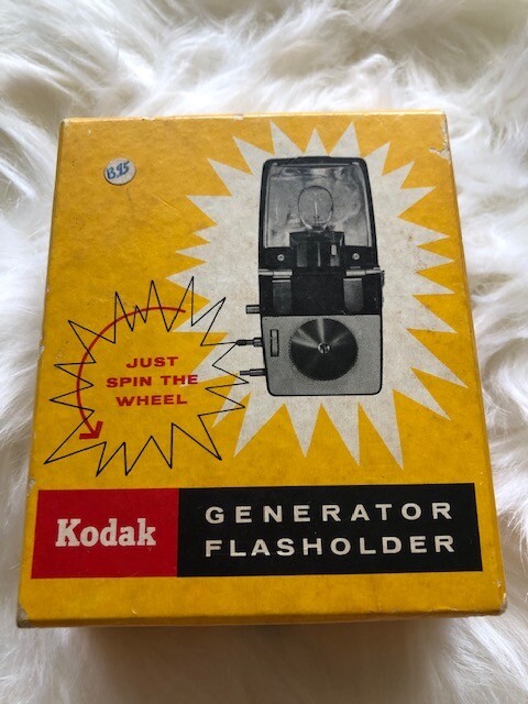 1950’s KODAK EKTAMITE Flasholder with Kodak Generator Flasholder Box Vintage