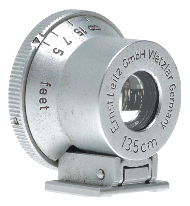 Leitz Wetzlar 13,5 cm Leica rangefinder camera view finder frame