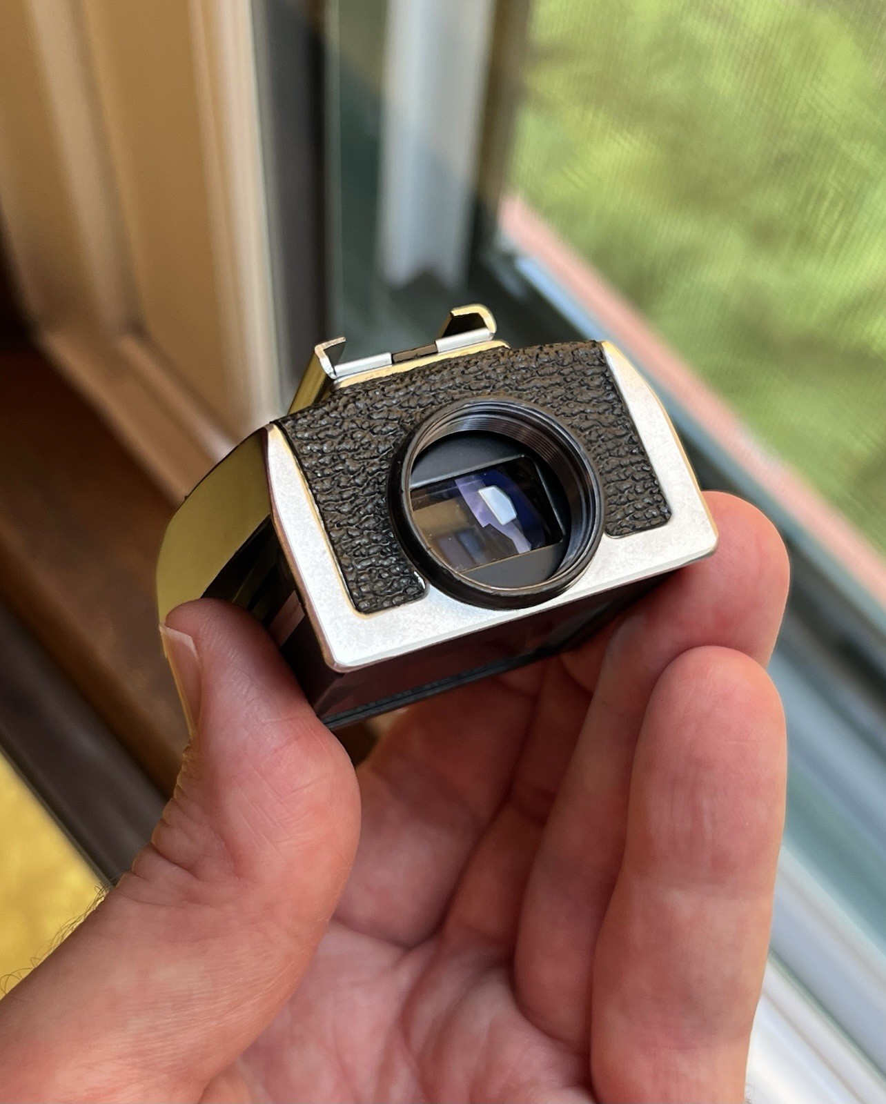 Miranda Film Camera Eye Level Finder + Automatic Extension Tube & 2 Lens Cases