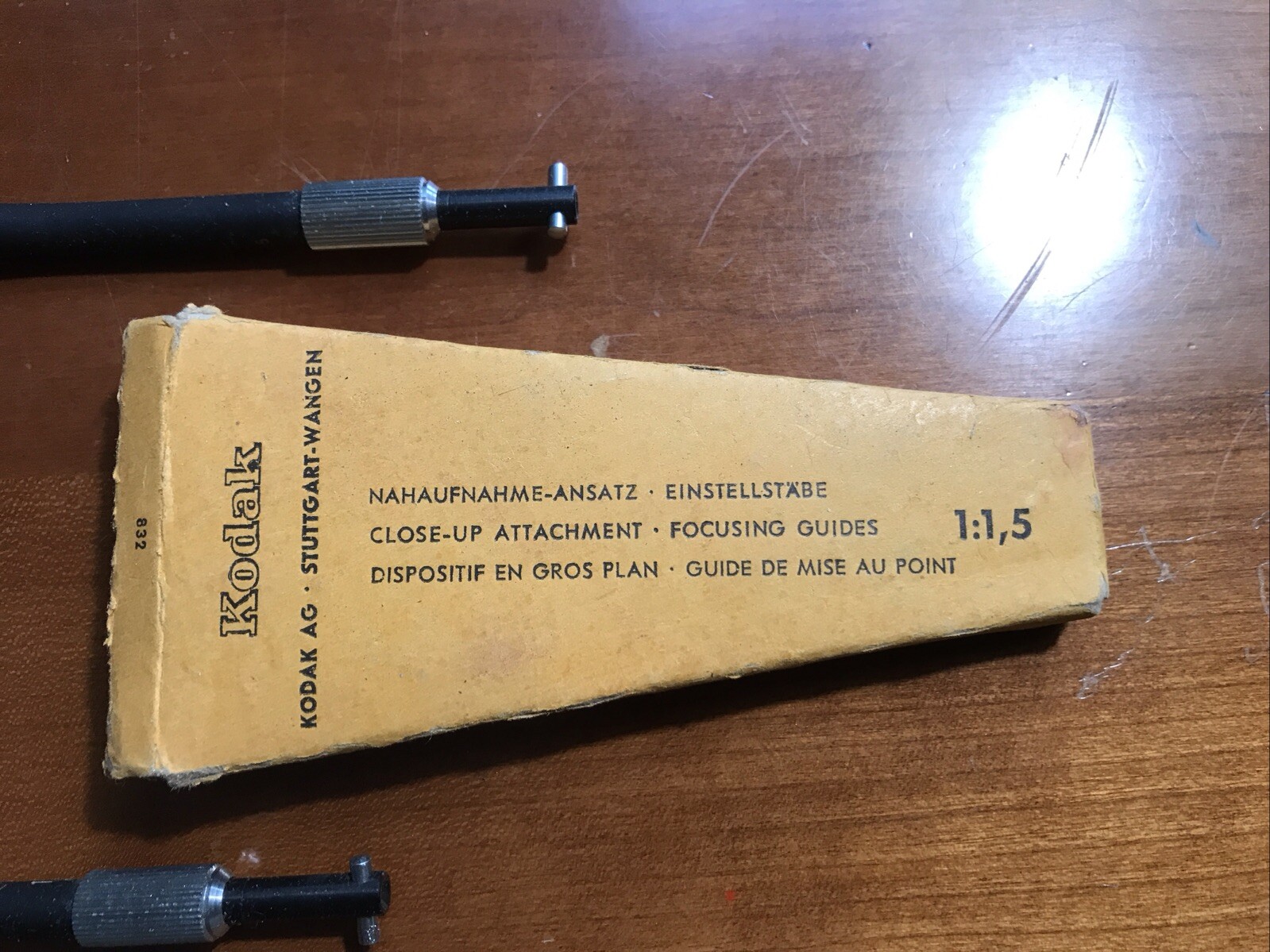 KODAK AG CLOSE-UP FOCUSING GUIDES 1:1,5 IN NICE BOX; G0811