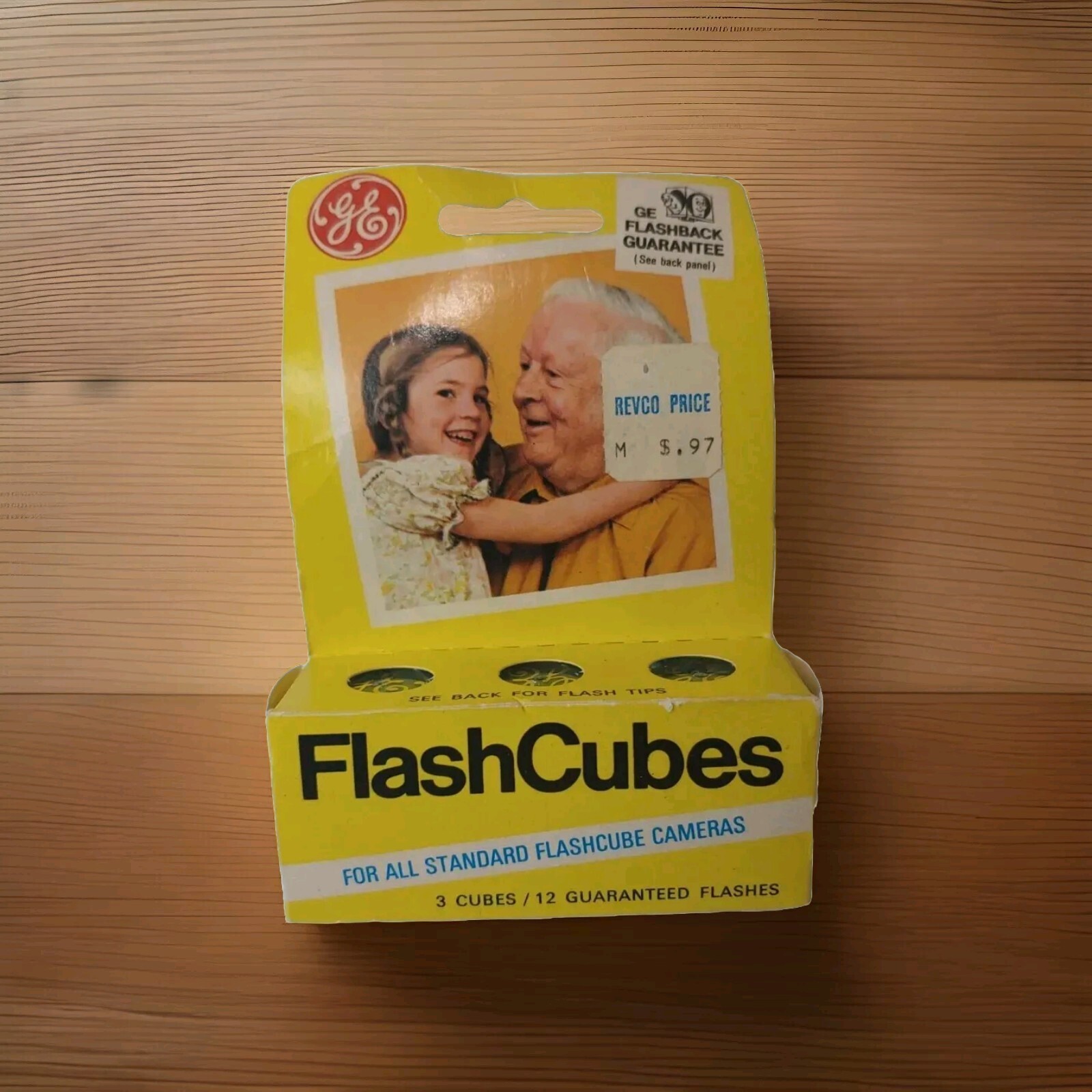 Vintage GE Flash Cubes 3 Pack General Electric NEW OLD STOCK Made In USA