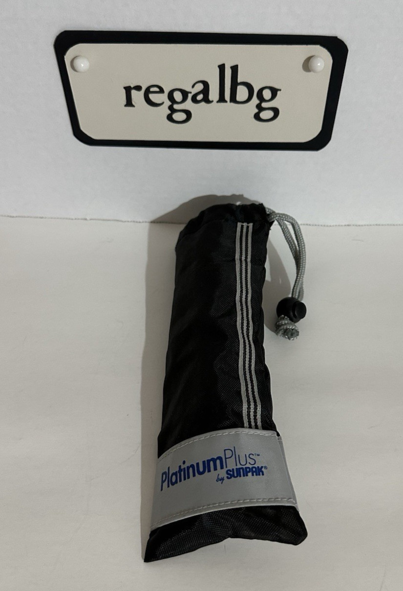 Sunpak Platinum Plus Mini-D Portable Adjustable Hight Tripod with Case – Used
