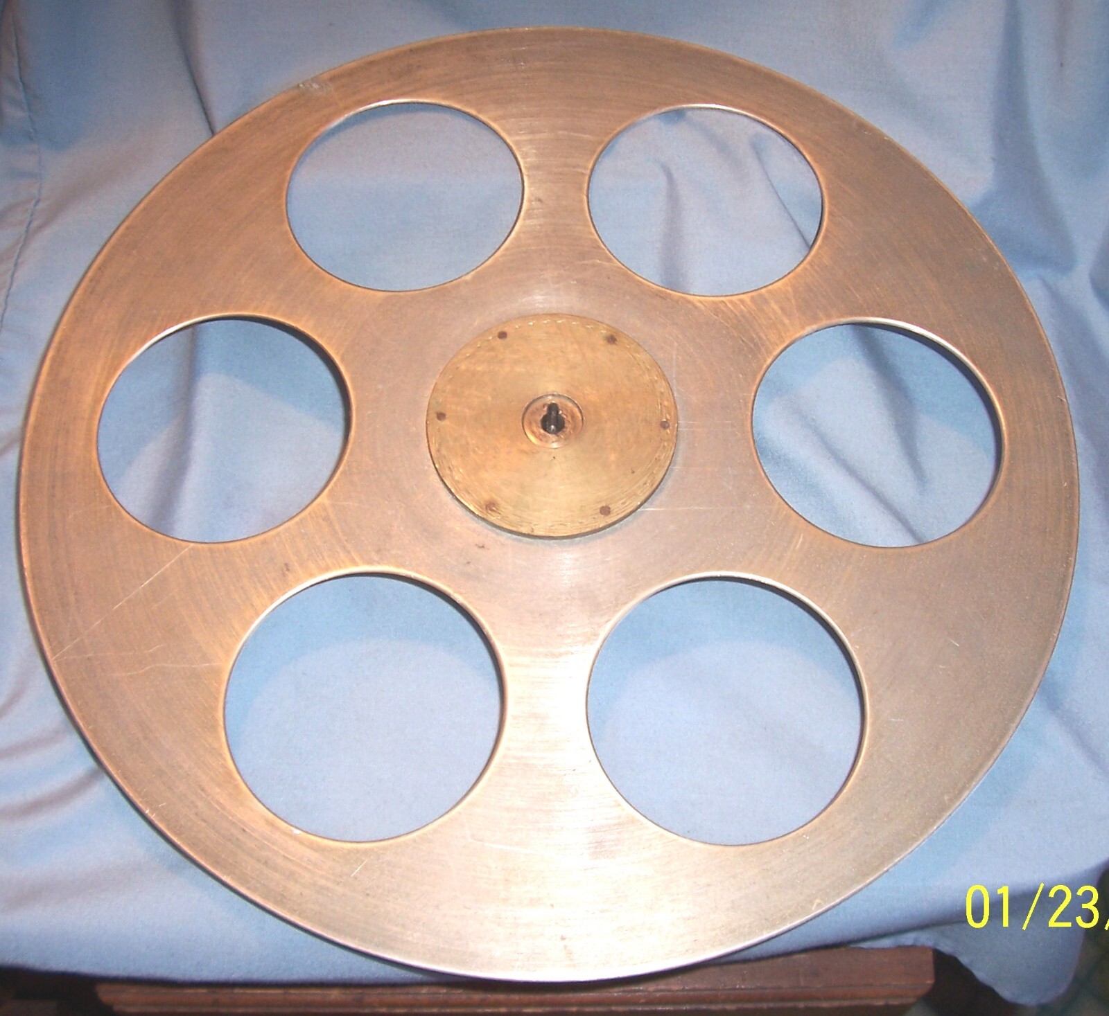 35mm Motion Picture Movie Theater Projector FILM Reel 15″ REWIND TRAILER FLANGE