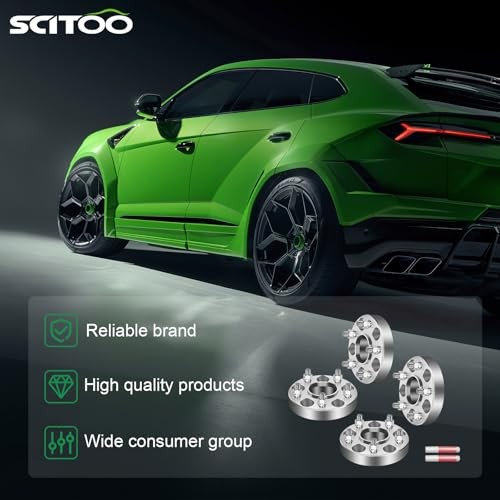 2 pcs 5LUG 20mm Wheel Spacers Adapters 5×100/5×112 with 12×1.5 Studs 66.6CB