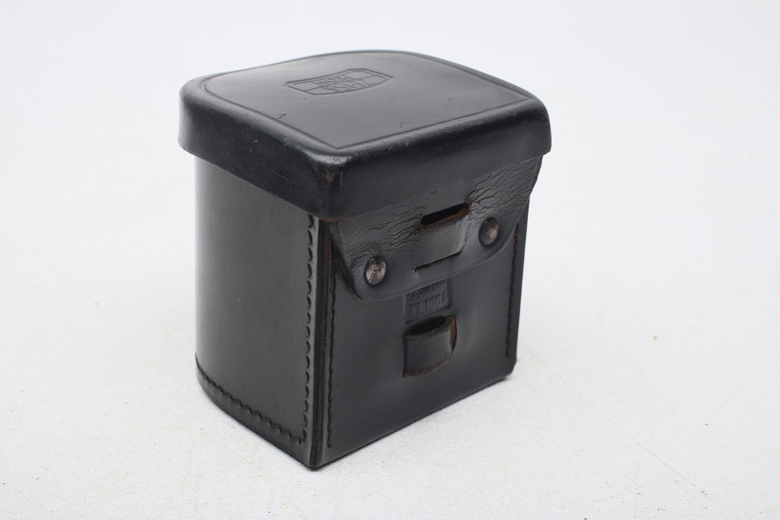 Zeiss model 23.1004 Black Leather w/Spring Bottom Fits 60mmx60mm Lens Case+GREAT