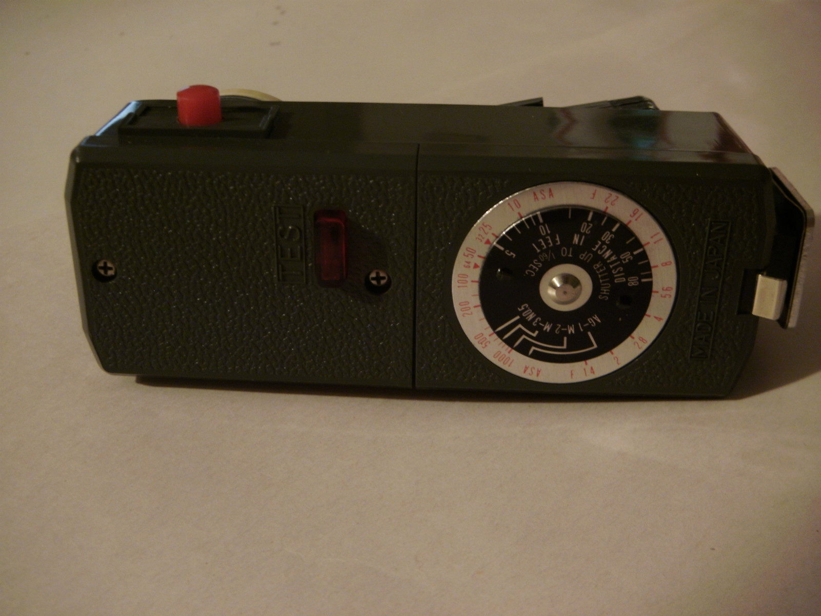 VINTAGE SUNSET COMPACT CAMERA FANFLASH BC MODEL 200X JAPAN GREY 3 WAY SOCKET