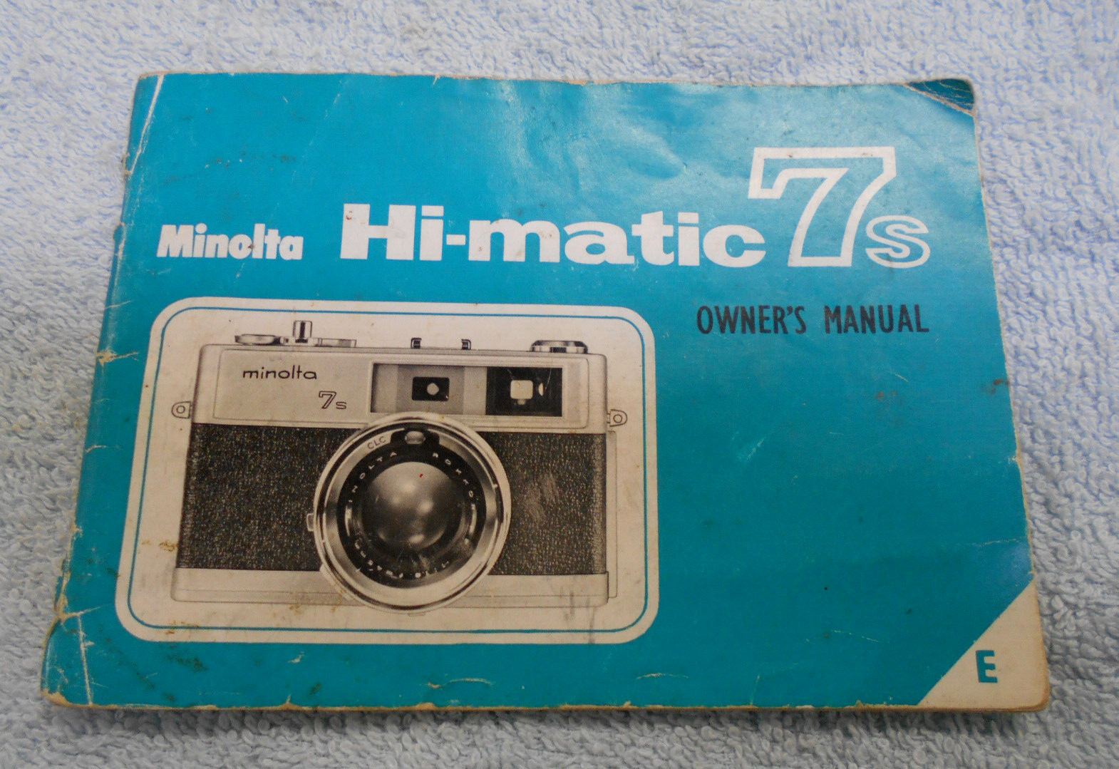 #D350. MINOLTA HI-MATIC 7s CAMERA OWNER’S MANUAL