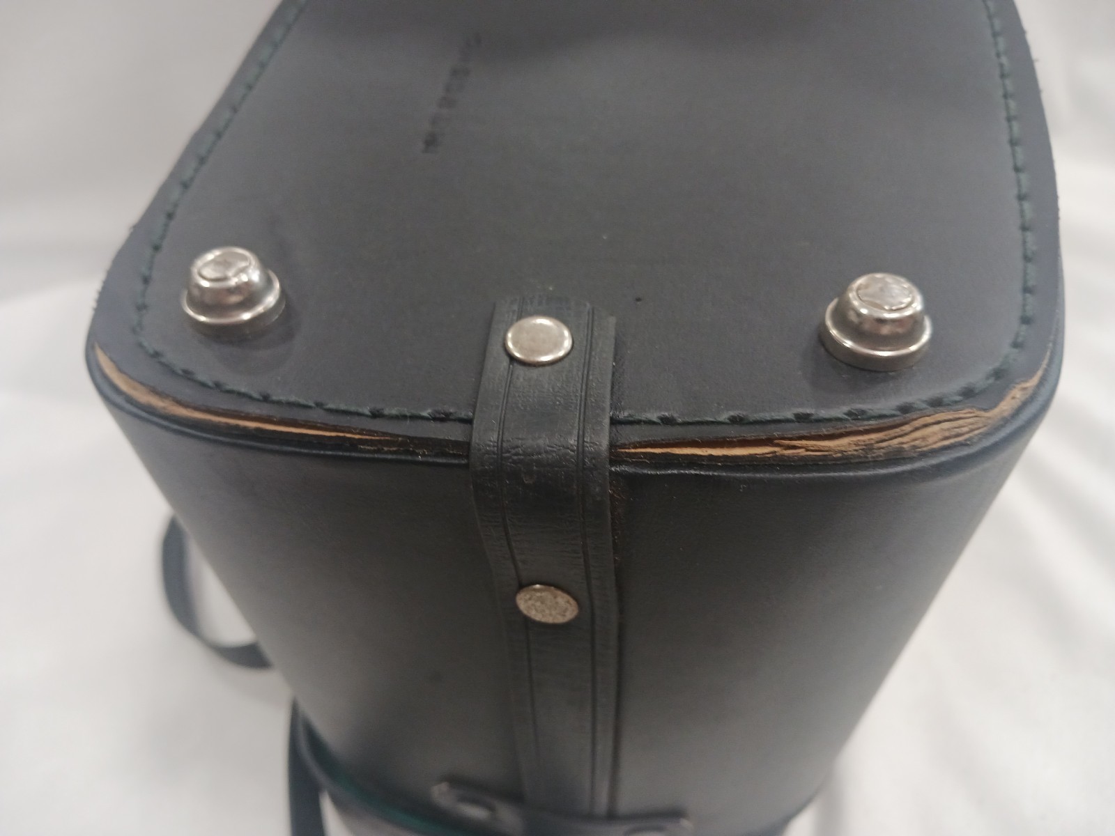 Vintage Pentax Honeywell Hard Camera & Lens Case 11″ x 6″ x 6″ Black Leather VGC