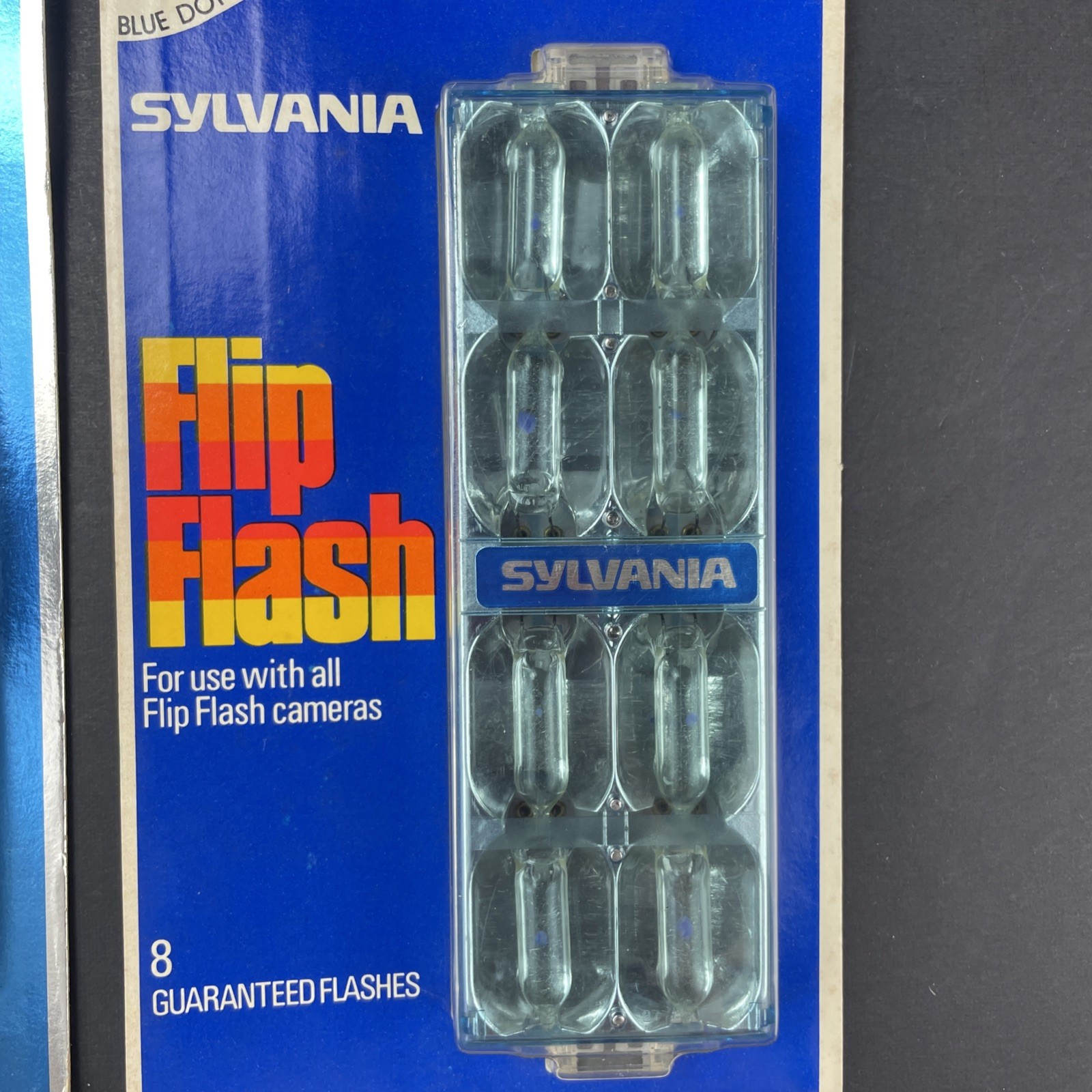 Lot Of 4 New Old Stock Sylvania Blue Dot Flip Flash New In Box 32 Flashes