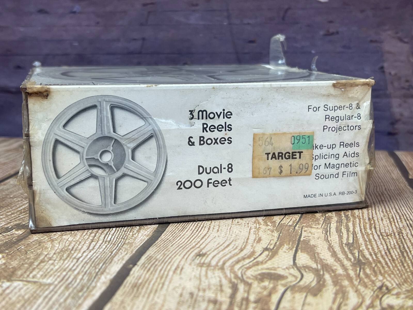 Yankee 200 ft Movie Reels And Boxes 3 Pack New In Package Blank Reels