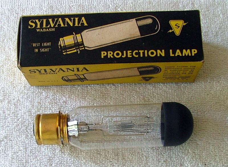 SYLVANIA PROJECTION LAMP ORD NO 300B2 300WATTS 120 VOLTS 2CC-8FILMED. PREF NOS