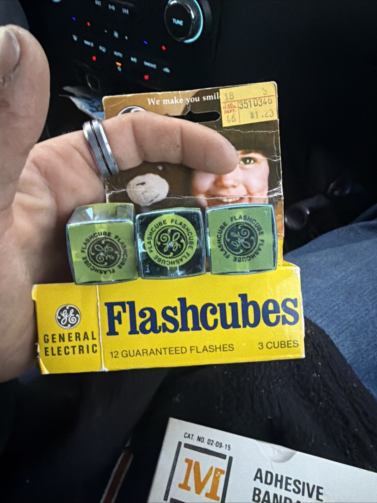 Vintage GE Flash Cubes 3 cubes 12 flashes for Standard Flash Cube Cameras