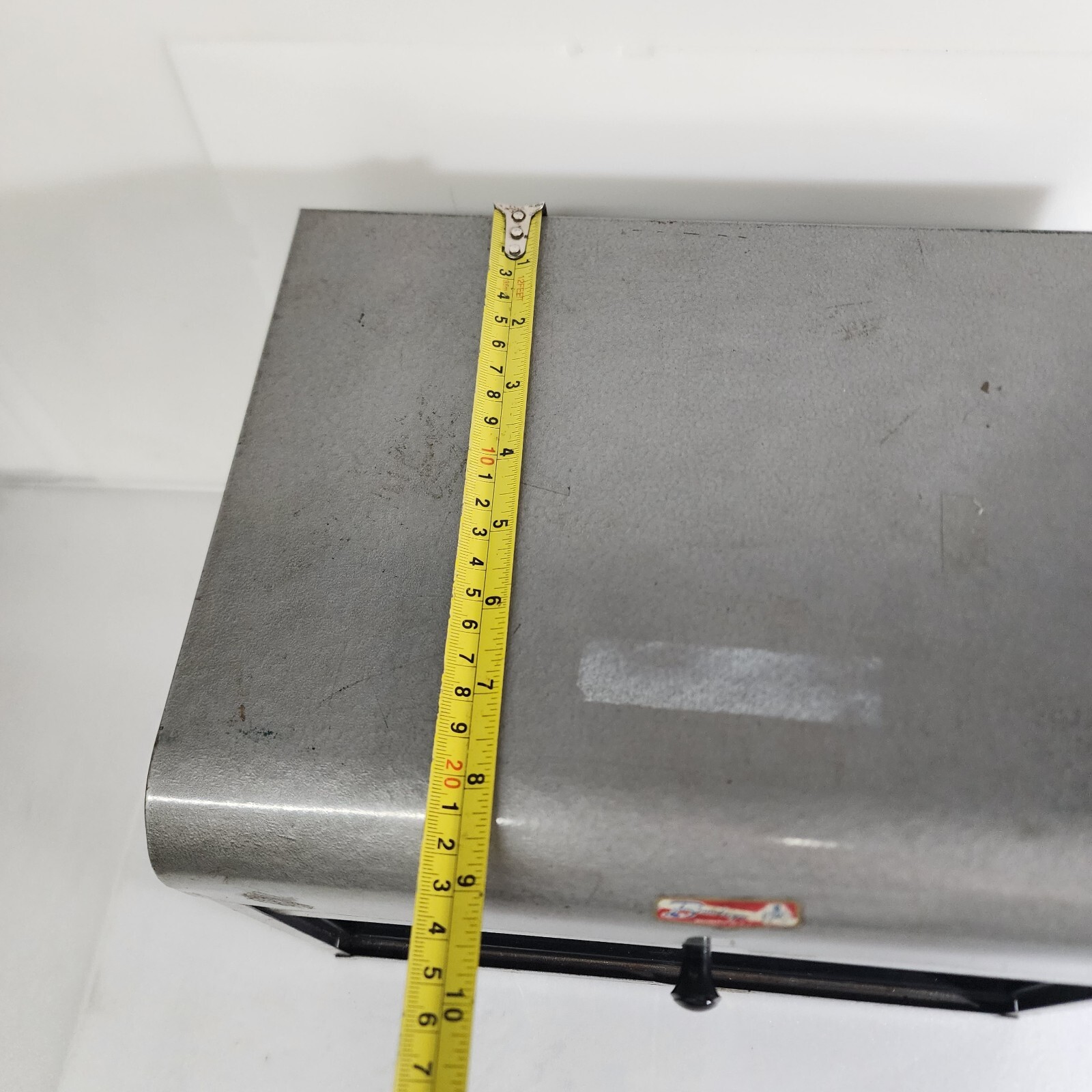 Vintage Brumberger Dark Room Roll Top Film Storage Box 12x9x9″
