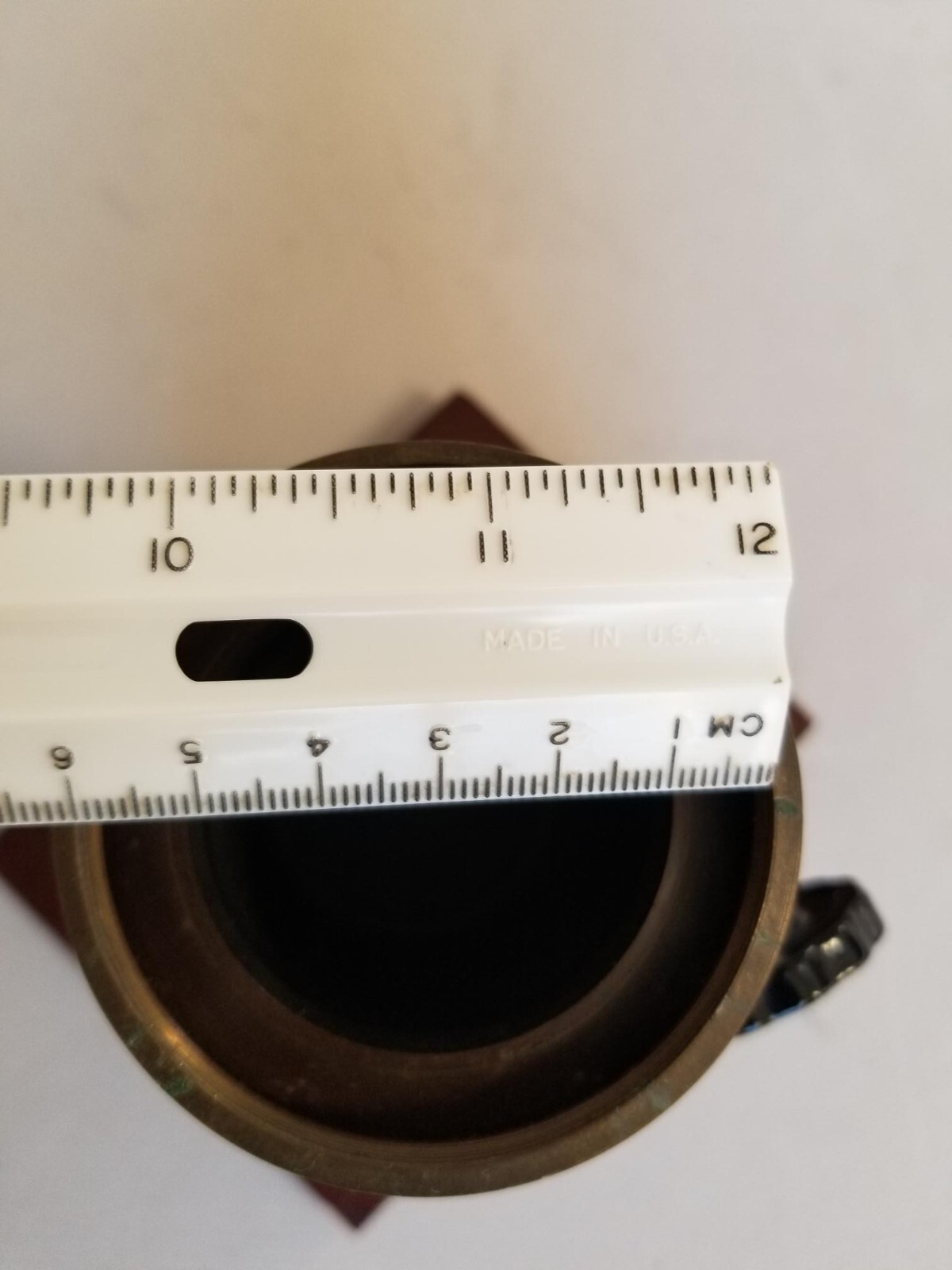 Vintage Wollensak Betax No. 4 Barrel with shutter on 5″ x 3 3/4″ board. Read!