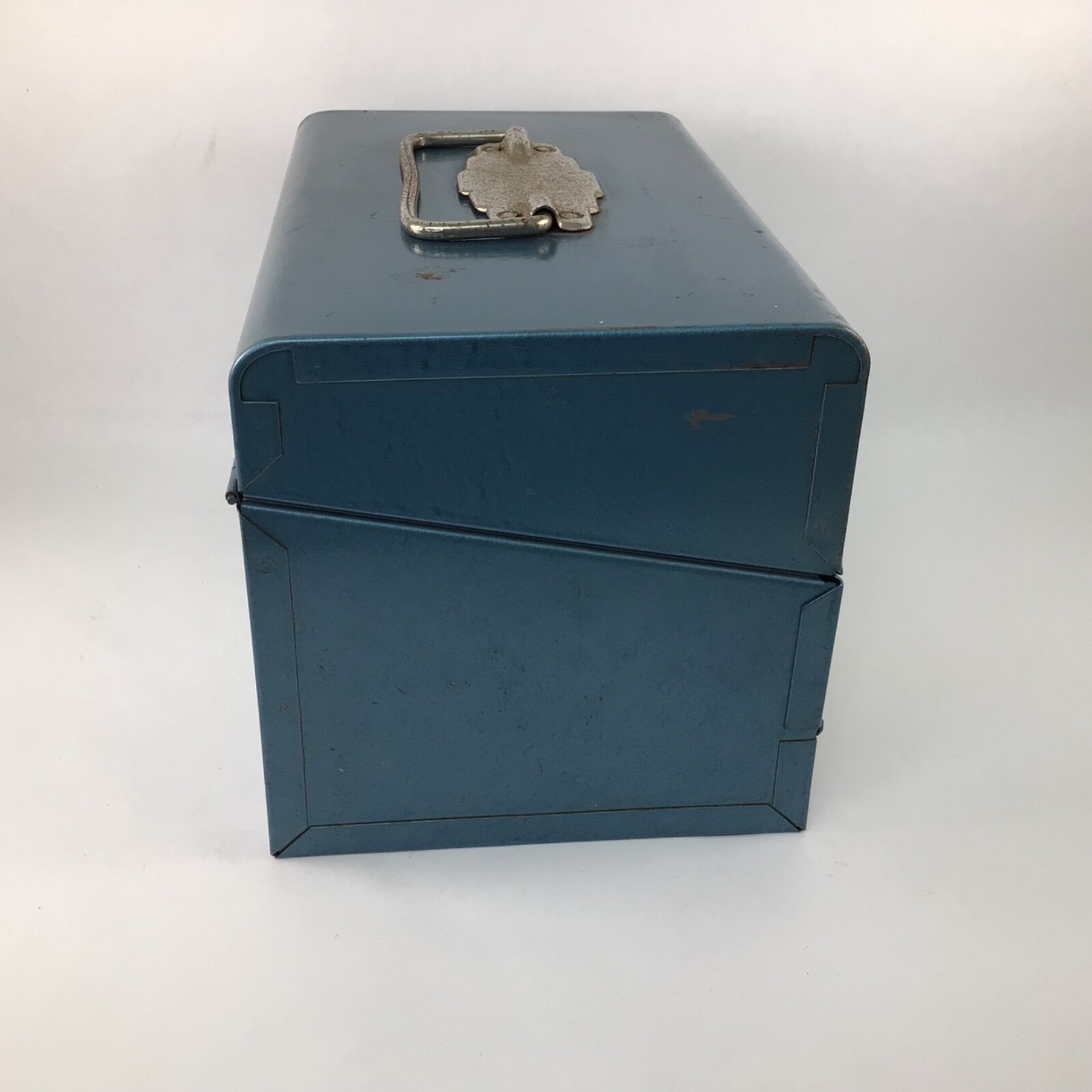 Vintage Metal Storage Box for 12 8mm Movie Reels Chest Box Storage
