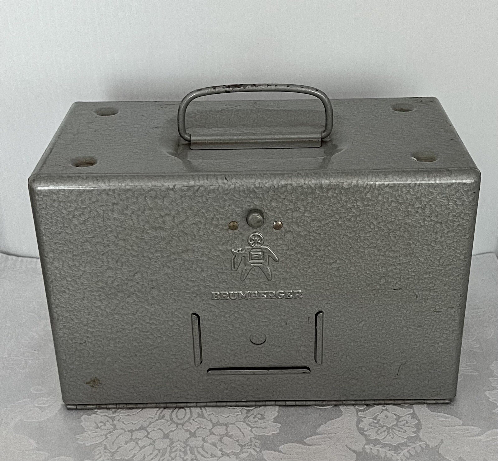 Vintage Brumberger 8mm Film Reel Carry / Storage Case • Holds 12 – 5” Reels